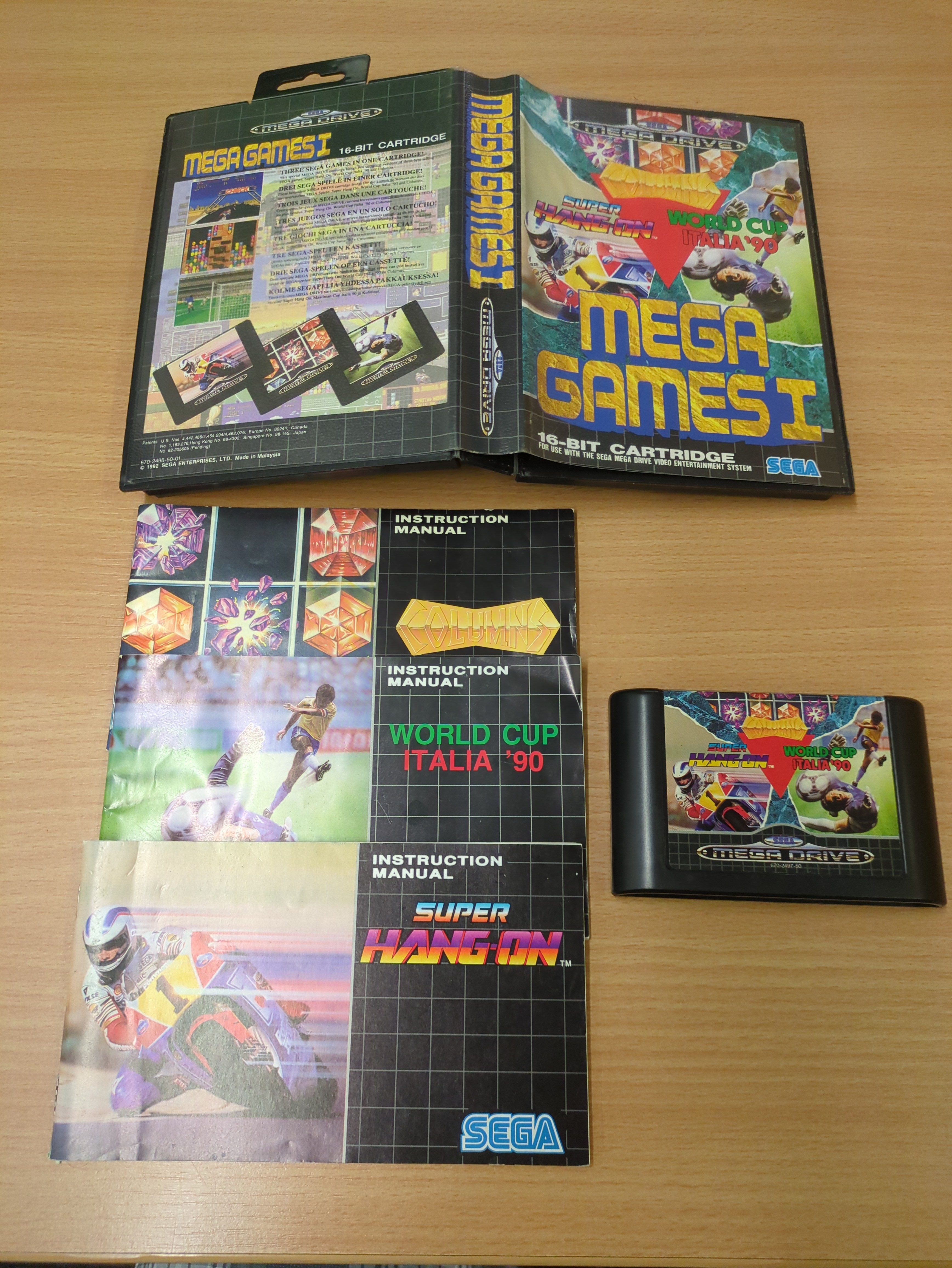 Mega Games I Sega Mega Drive game complete Mega Games I Sega Mega Drive game complete